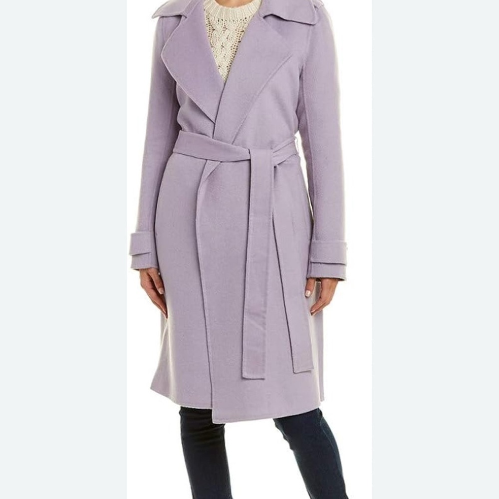 Badgley Mischka Lavender Trench Coat